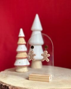 BOUCLES D’OREILLES « PAIN D’ÉPICES »