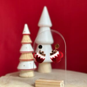 BOUCLES D’OREILLES « TASSE GOURMANDE »